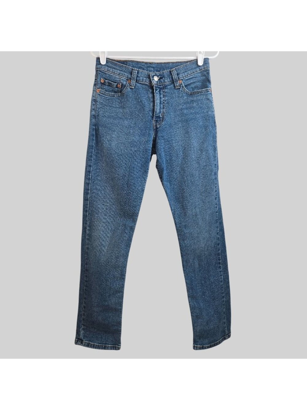 Levi's 511 Slim Fit Jeans Mid Rise Casual Stretch Medium Blue Wash Denim Size 29